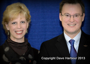 Joe Sprague, Marilyn Romano, Alaska Airlines, RDC, Photo by Dave Harbour